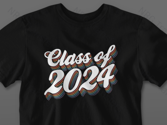 a black t - shirt with the words class of 202 printed on it